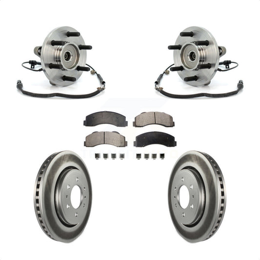 [Avant] Kit d'ensemble roulement de roue et moyeu pour 2010 Ford F-150 FX4 Platinum STX XL XLT King Ranch Lariat avec 4WD 6 Lug Wheels KBB-104847