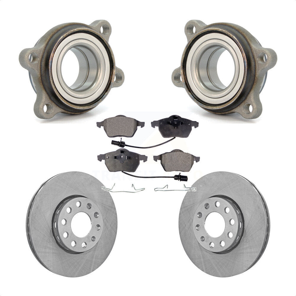 [Avant] Kit d'ensemble roulement de roue et moyeu pour Audi A4 Quattro A6 288mm Diameter Rotor KBB-104912 par Transit Auto