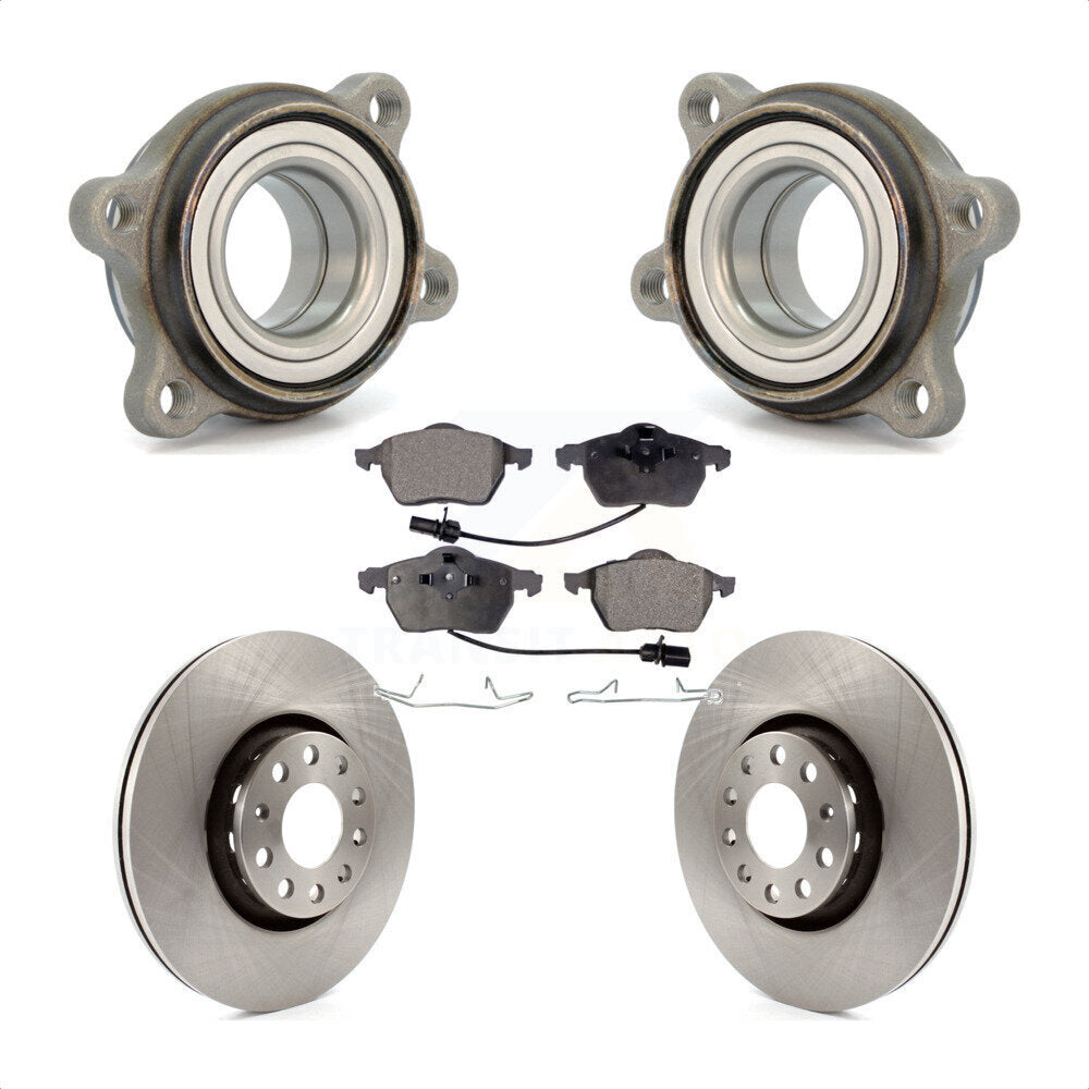 [Avant] Kit d'ensemble roulement de roue et moyeu pour Audi A4 Quattro A6 S4 S6 312mm Diameter Rotor KBB-104913 par Transit Auto