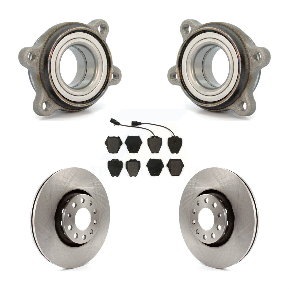 [Avant] Kit d'ensemble roulement de roue et moyeu pour 2000 Audi A8 Quattro 323mm Diameter Rotor KBB-104914 par Transit Auto