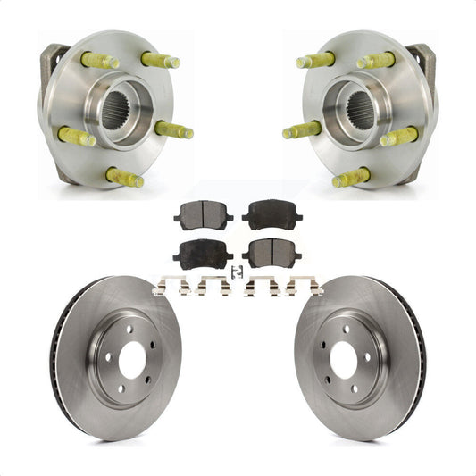 [Avant] Kit d'ensemble roulement de roue et moyeu pour 2006-2007 Pontiac G6 Non-ABS 296mm Diameter Rotor KBB-105039