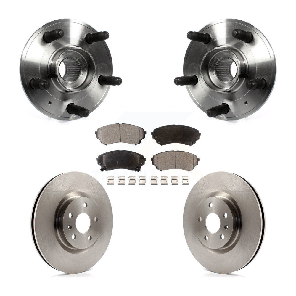 [Avant] Kit d'ensemble roulement de roue et moyeu pour 2012-2013 Cadillac CTS V 345mm Diameter Rotor KBB-105143 par Transit Auto
