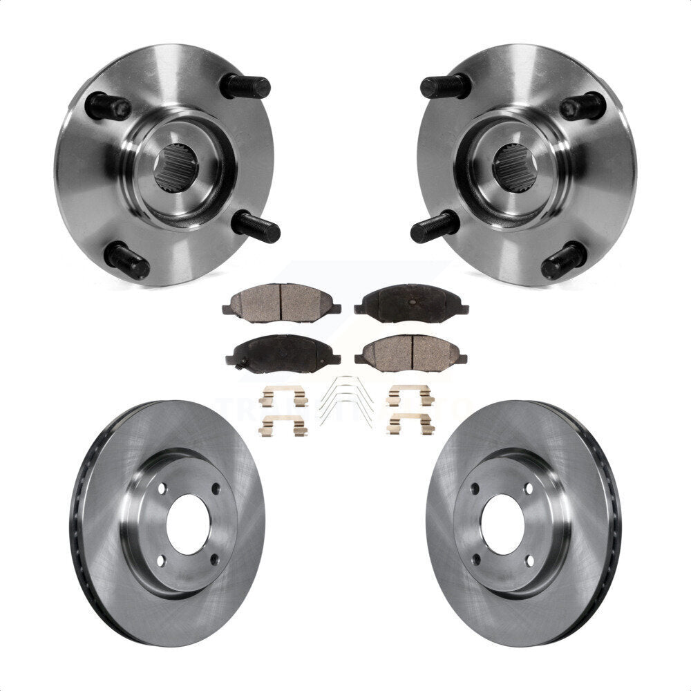 [Avant] Kit d'ensemble roulement de roue et moyeu pour 2008 Nissan Versa 4-Wheel ABS KBB-105265 par Transit Auto