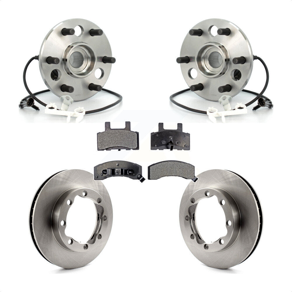 [Avant] Kit d'ensemble roulement de roue et moyeu pour 1998-1999 Chevrolet Tahoe 4WD avec DIESEL engine 6 Lug Wheels KBB-105297