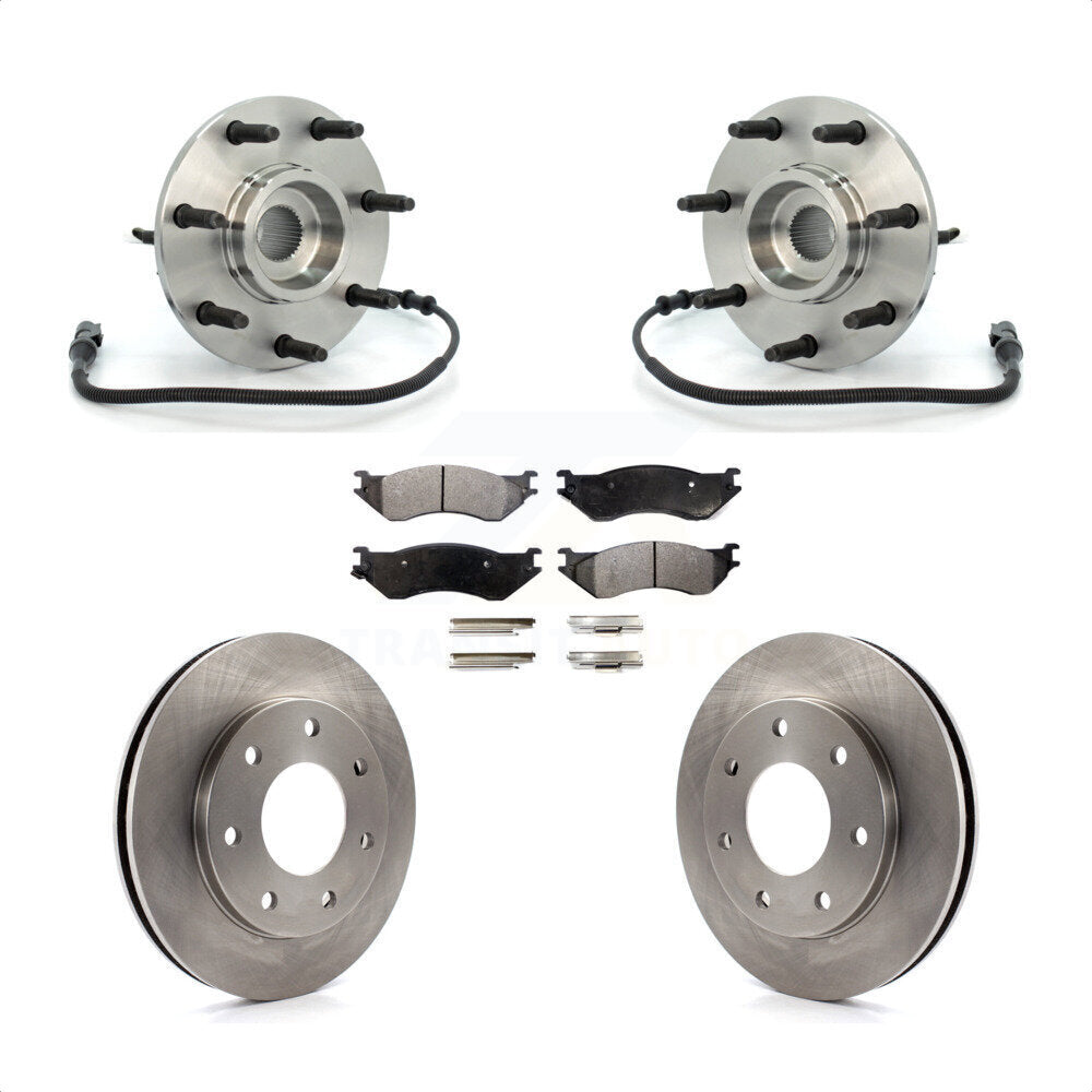 [Avant] Kit d'ensemble roulement de roue et moyeu pour Ford F-150 Heritage F-250 7 Lug Wheels 4WD avec 4-Wheel ABS KBB-105304