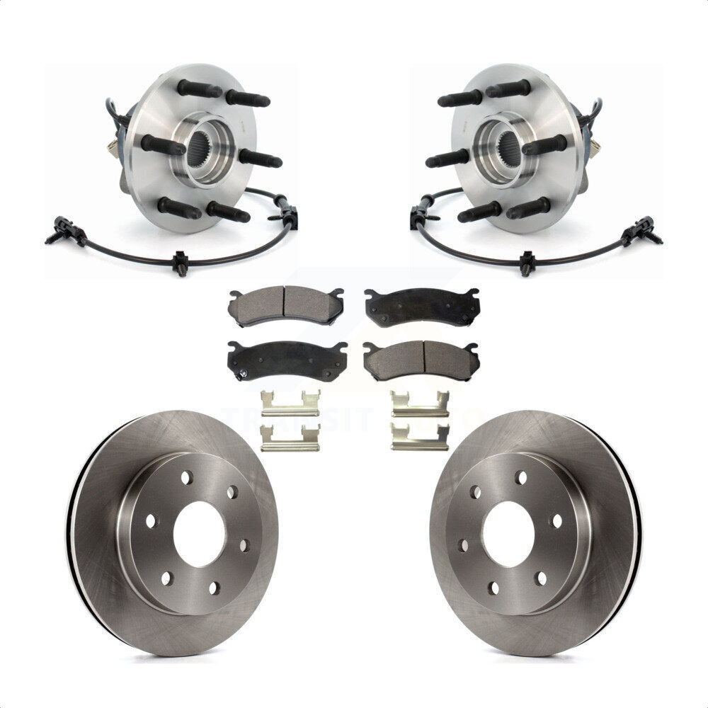 [Avant] Kit d'ensemble roulement de roue et moyeu pour Chevrolet Silverado 1500 GMC Tahoe Sierra Suburban Yukon Avalanche XL Cadillac Escalade Express 2500 Classic ESV EXT Savana KBB-105313