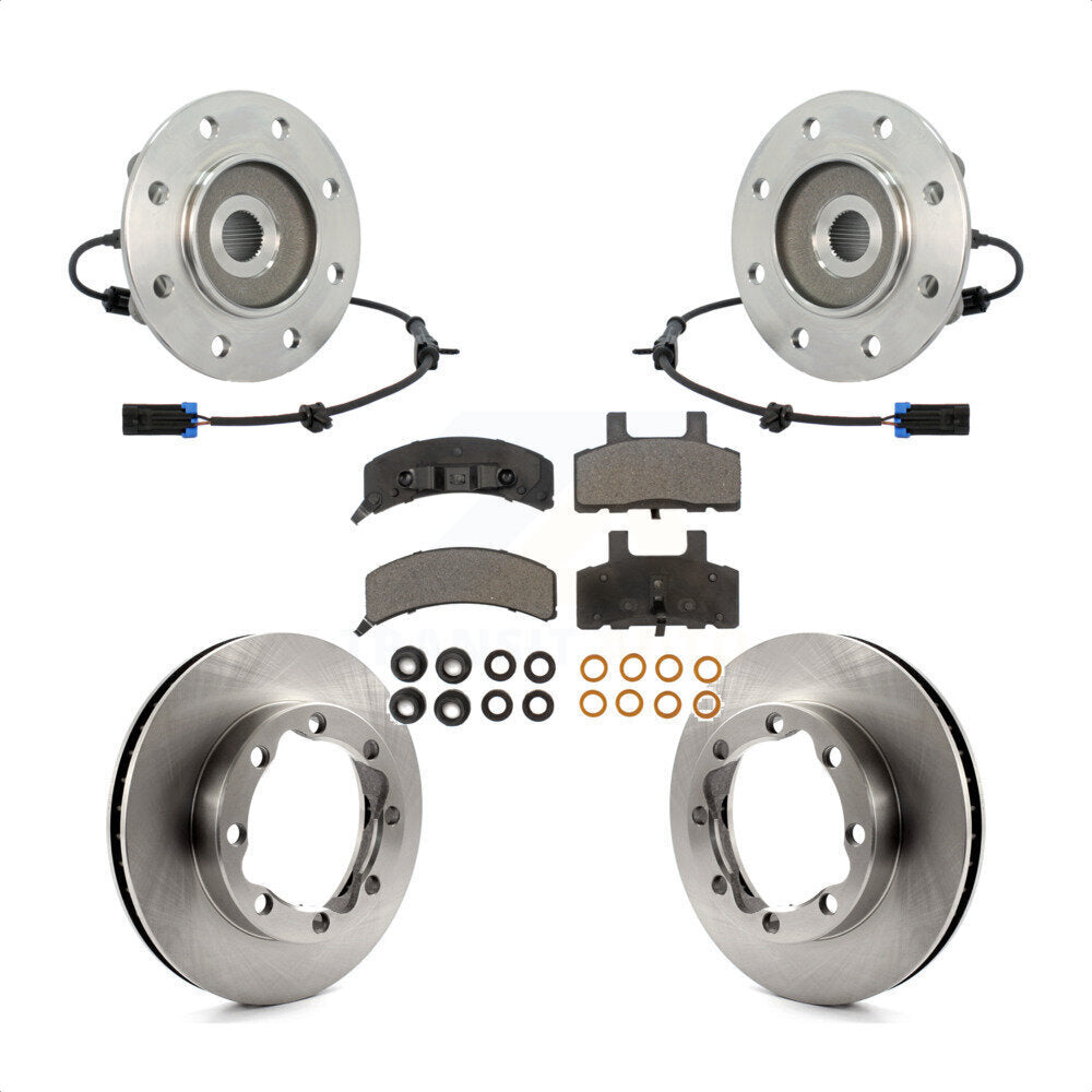 [Avant] Kit d'ensemble roulement de roue et moyeu pour 1999-2000 GMC K2500 6 Lug Wheels KBB-105318 par Transit Auto