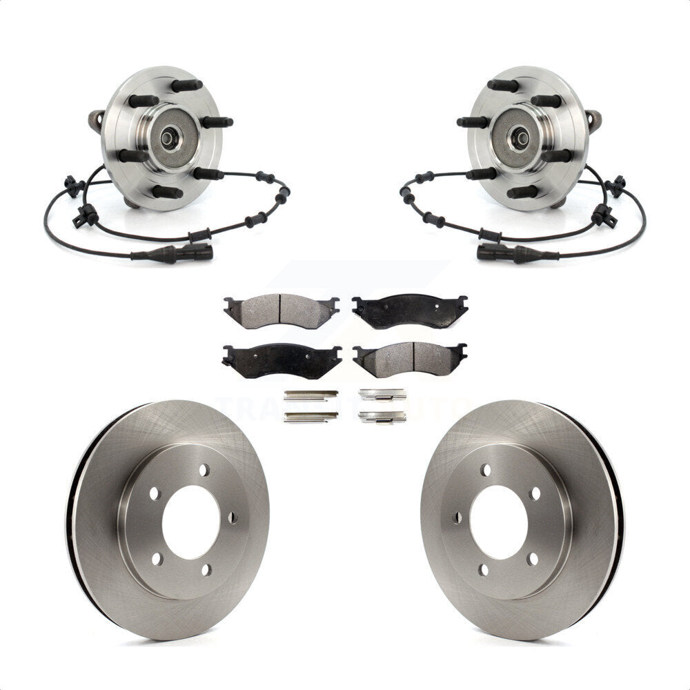 [Avant] Kit d'ensemble roulement de roue et moyeu pour Ford Expedition Lincoln Navigator 4WD avec Coil front springs KBB-105325