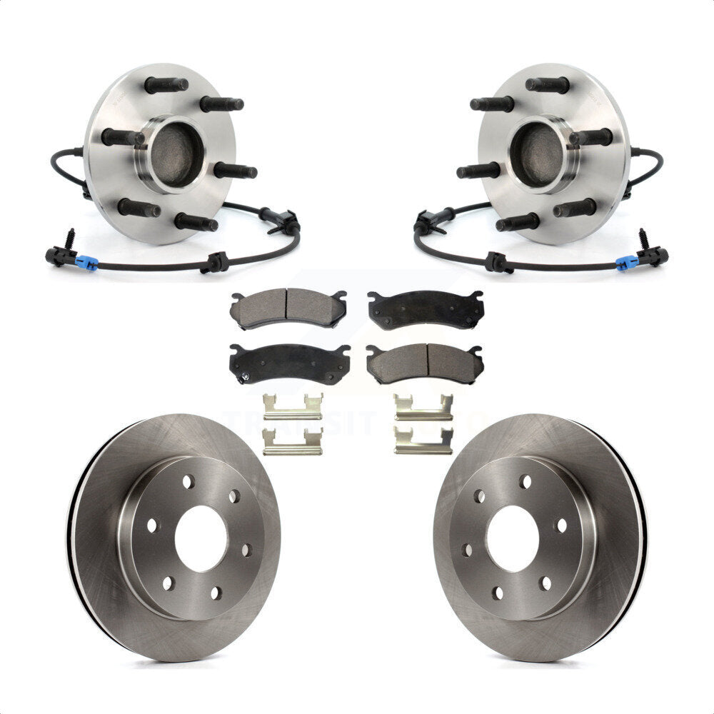 [Avant] Kit d'ensemble roulement de roue et moyeu pour Chevrolet Silverado 1500 GMC Tahoe Sierra Suburban Yukon Avalanche XL Classic Cadillac Escalade Express 2500 Savana KBB-105335 par Transit Auto