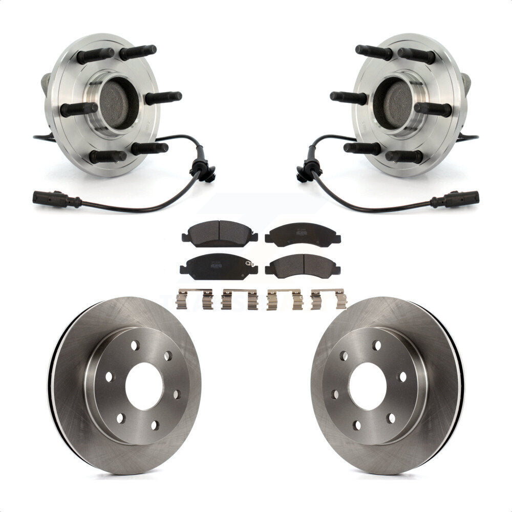 [Avant] Kit d'ensemble roulement de roue et moyeu pour 2007 GMC Sierra 1500 SLT SLE avec RWD rear brakes KBB-105392