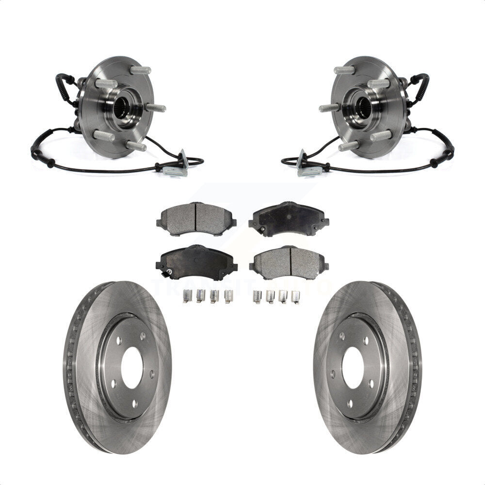 [Avant] Kit d'ensemble roulement de roue et moyeu pour Dodge Grand Caravan Chrysler Town & Country Ram C/V Volkswagen Routan Single Piston Caliper KBB-105433
