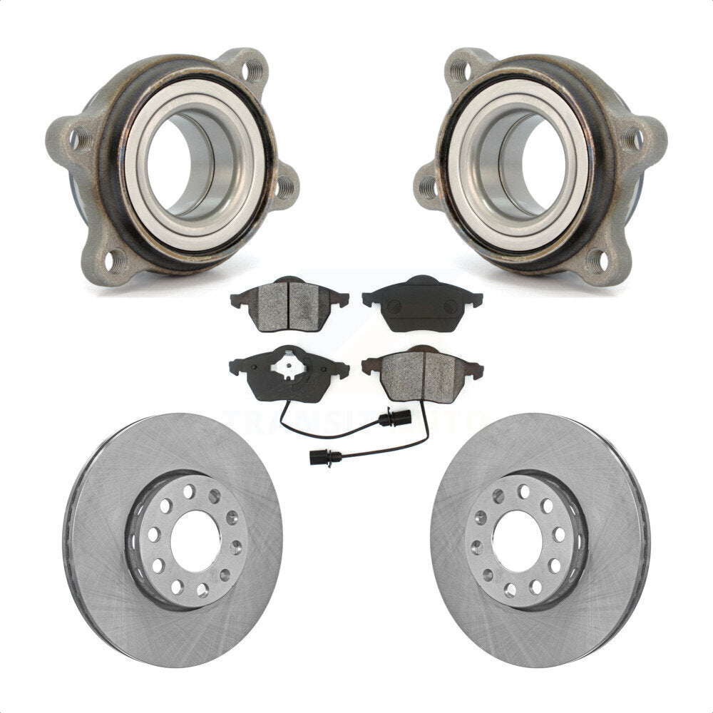 [Avant] Kit d'ensemble roulement de roue et moyeu pour Audi A4 Quattro A6 288mm Diameter Rotor KBB-105478 par Transit Auto