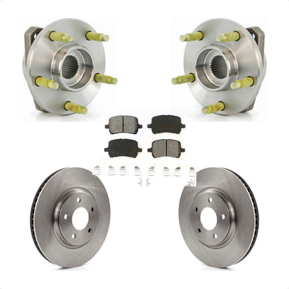 [Avant] Kit d'ensemble roulement de roue et moyeu pour 2006-2007 Pontiac G6 Non-ABS 296mm Diameter Rotor KBB-105621