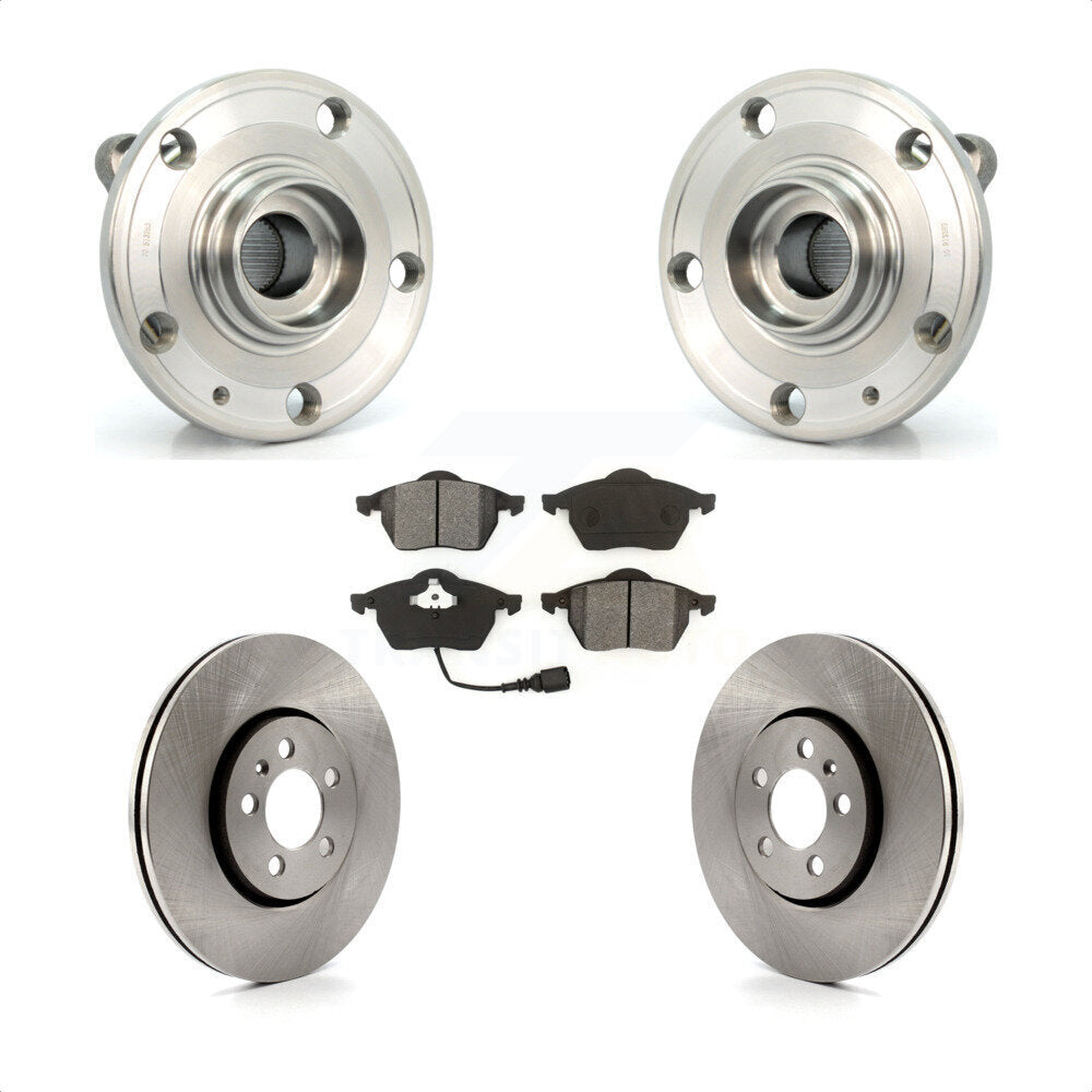 [Avant] Kit d'ensemble roulement de roue et moyeu pour 2005-2006 Volkswagen Jetta avec 288mm Diameter 7th 8th Digit Of VIN Is "9M" Or "1J" KBB-105663