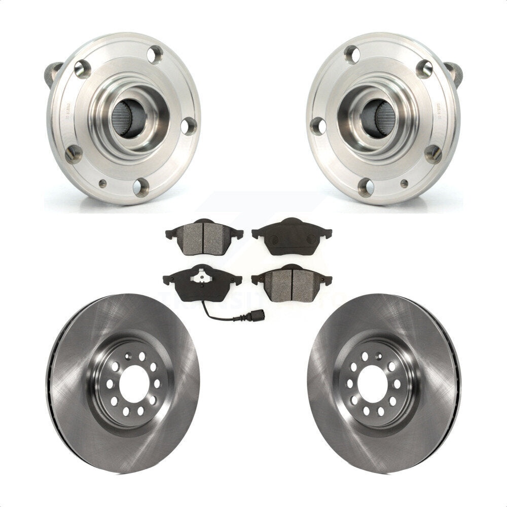 [Avant] Kit d'ensemble roulement de roue et moyeu pour 2005 Volkswagen Jetta avec 312mm Diameter Rotor 7th 8th Digit Of VIN Is "9M" Or "1J" KBB-105664