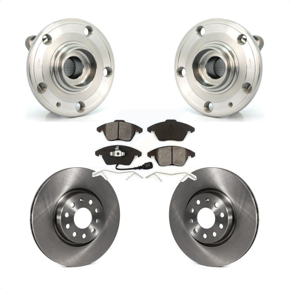 [Avant] Kit d'ensemble roulement de roue et moyeu pour Volkswagen Jetta Beetle CC Passat GTI Audi Eos A3 TT Quattro KBB-105665