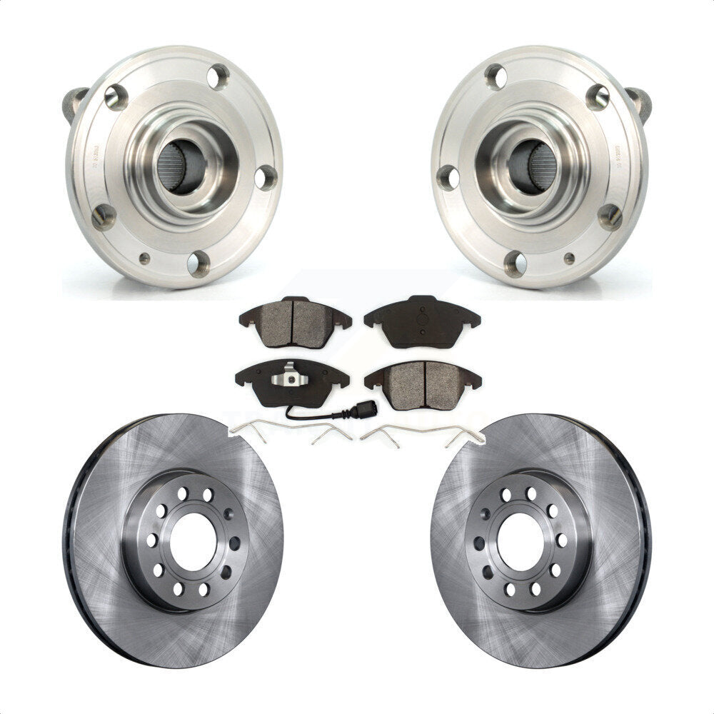 [Avant] Kit d'ensemble roulement de roue et moyeu pour Volkswagen Jetta Beetle Rabbit Audi A3 GTI Quattro KBB-105667