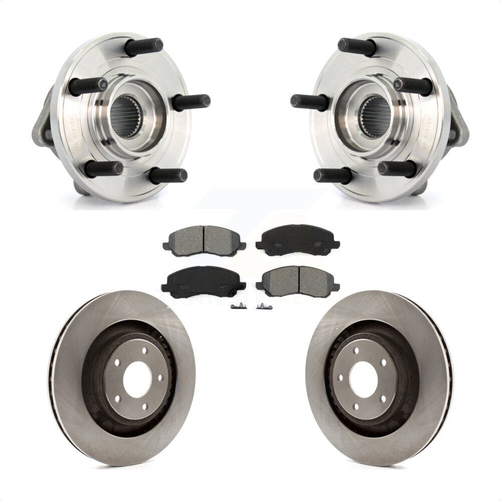 [Avant] Kit d'ensemble roulement de roue et moyeu pour 2012 Chrysler 200 Dodge Avenger 340mm Diameter Rotor KBB-105695