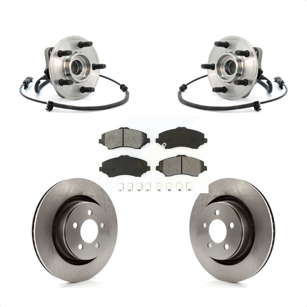 [Avant] Kit d'ensemble roulement de roue et moyeu pour Jeep Liberty Dodge Nitro 332mm Diameter Rotor KBB-105709