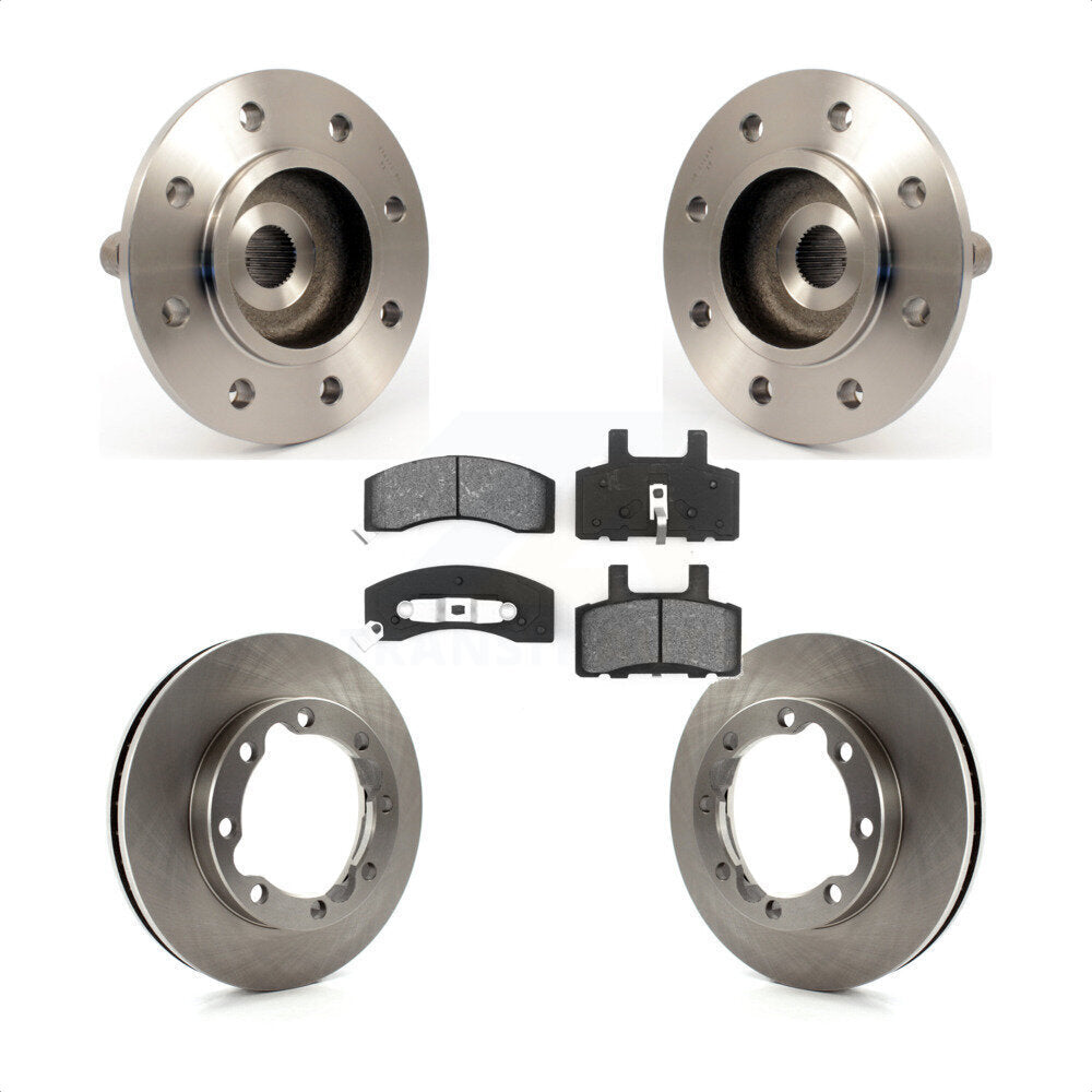 [Avant] Kit d'ensemble roulement de roue et moyeu pour 1999 Dodge Ram 2500 4WD avec 2-Wheel ABS 4 Hole Rectangular Flange KBB-105868