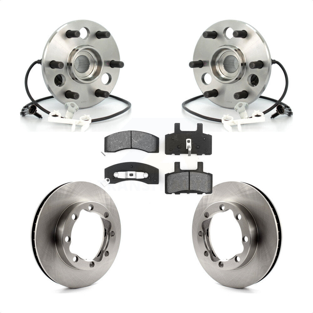 [Avant] Kit d'ensemble roulement de roue et moyeu pour 1998-1999 Chevrolet Tahoe 4WD avec DIESEL engine 6 Lug Wheels KBB-105875