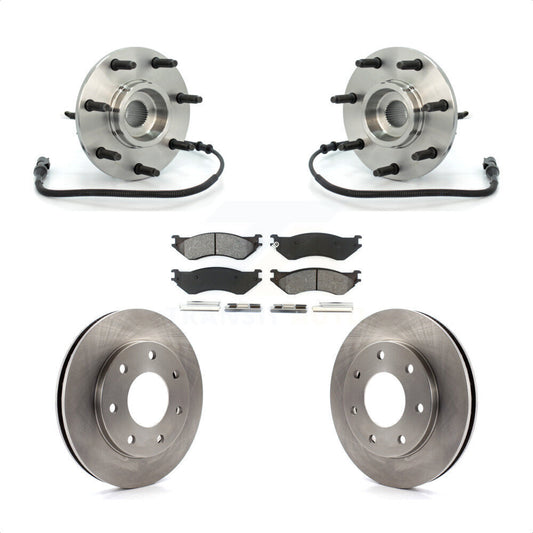 [Avant] Kit d'ensemble roulement de roue et moyeu pour Ford F-150 Heritage F-250 7 Lug Wheels 4WD avec 4-Wheel ABS KBB-105882