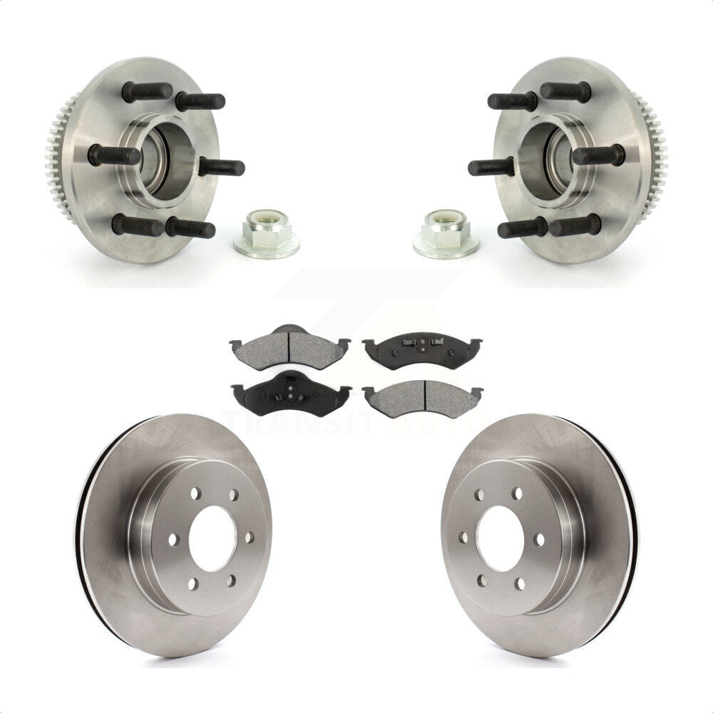 [Avant] Kit d'ensemble roulement de roue et moyeu pour 2000-2002 Dodge Dakota Durango RWD avec 4-Wheel ABS KBB-105890 par Transit Auto