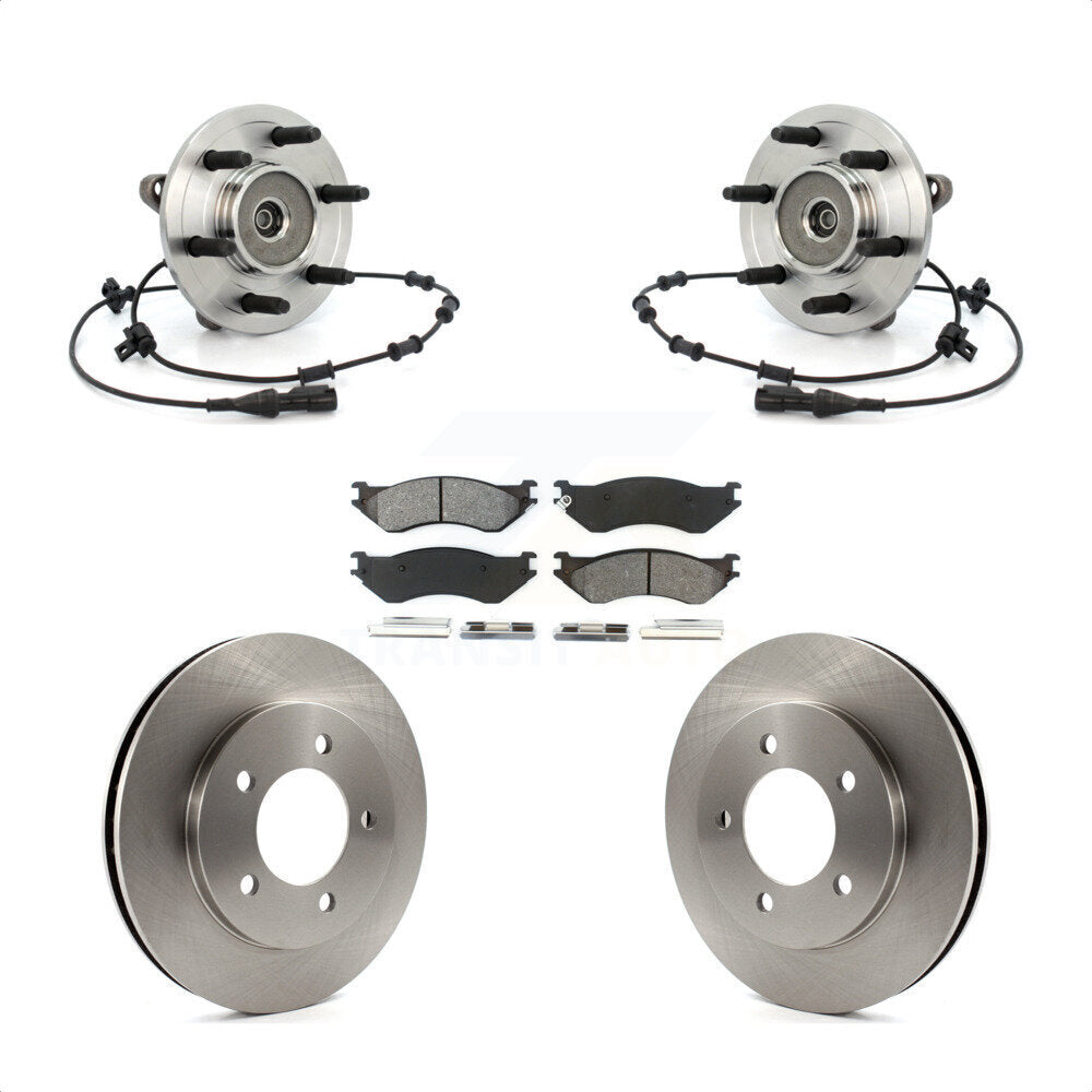 [Avant] Kit d'ensemble roulement de roue et moyeu pour Ford Expedition Lincoln Navigator 4WD avec Coil front springs KBB-105905