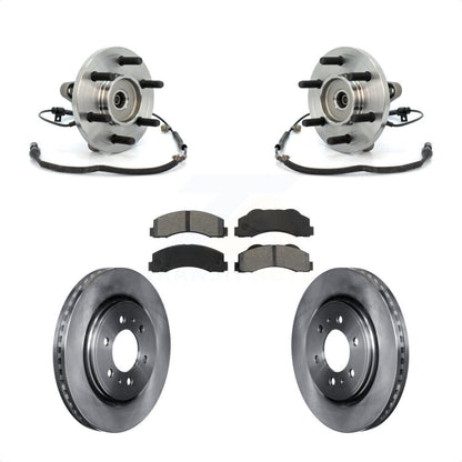 [Avant] Kit d'ensemble roulement de roue et moyeu pour 2010 Ford F-150 FX4 Platinum STX XL XLT King Ranch Lariat avec 4WD 6 Lug Wheels KBB-105991