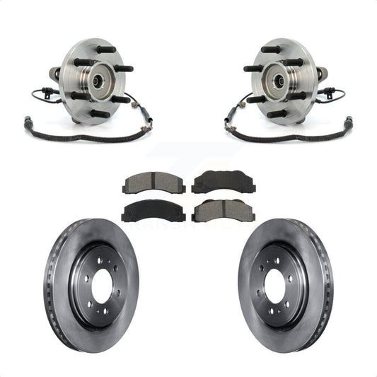 [Avant] Kit d'ensemble roulement de roue et moyeu pour 2010 Ford F-150 FX4 Platinum STX XL XLT King Ranch Lariat avec 4WD 6 Lug Wheels KBB-105991