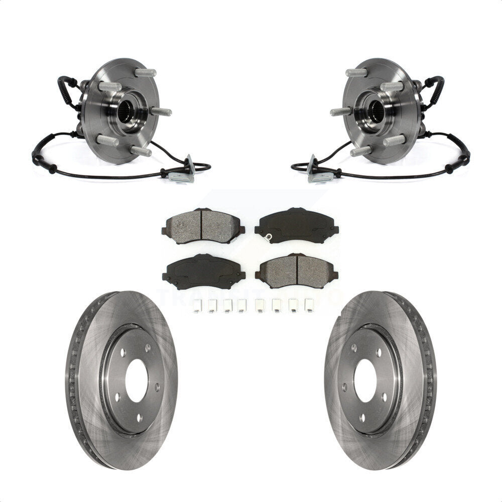 [Avant] Kit d'ensemble roulement de roue et moyeu pour Dodge Grand Caravan Chrysler Town & Country Ram C/V Volkswagen Routan Single Piston Caliper KBB-106016