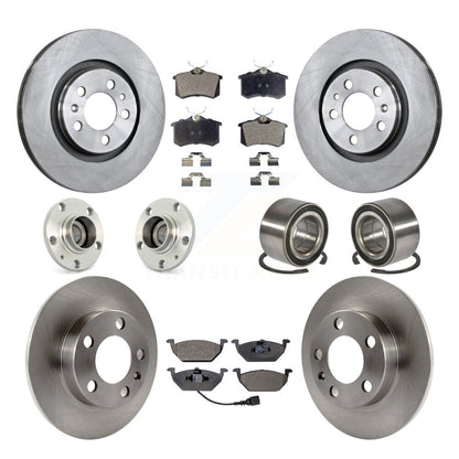 [Avant + Arrière] Kit de Roulement de roue pour 2007-2010 Volkswagen Beetle avec 280mm Diameter Rotor KBB-106124