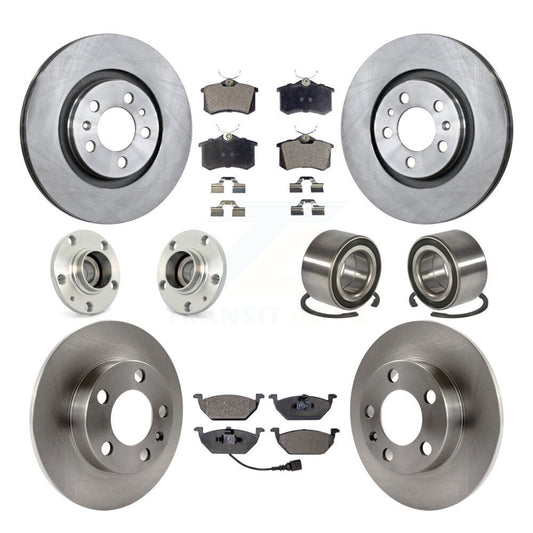 [Avant + Arrière] Kit de Roulement de roue pour 2007-2010 Volkswagen Beetle avec 280mm Diameter Rotor KBB-106124