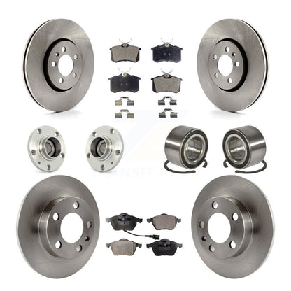 [Avant + Arrière] Kit de Roulement de roue pour 2007-2010 Volkswagen Beetle avec 288mm Diameter Rotor KBB-106126