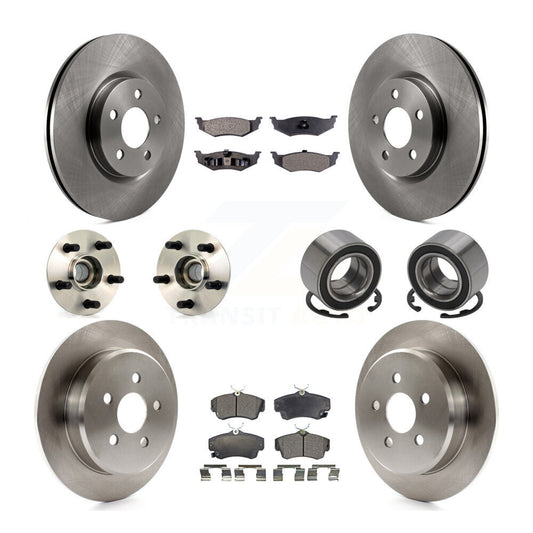 [Avant + Arrière] Kit de Roulement de roue pour 2003-2007 Chrysler PT Cruiser Naturally Aspirated KBB-106140