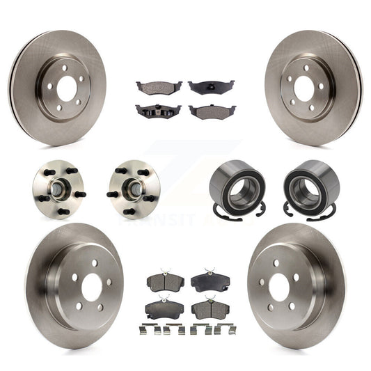 [Avant + Arrière] Kit de Roulement de roue pour 2007 Chrysler PT Cruiser Turbocharged KBB-106142