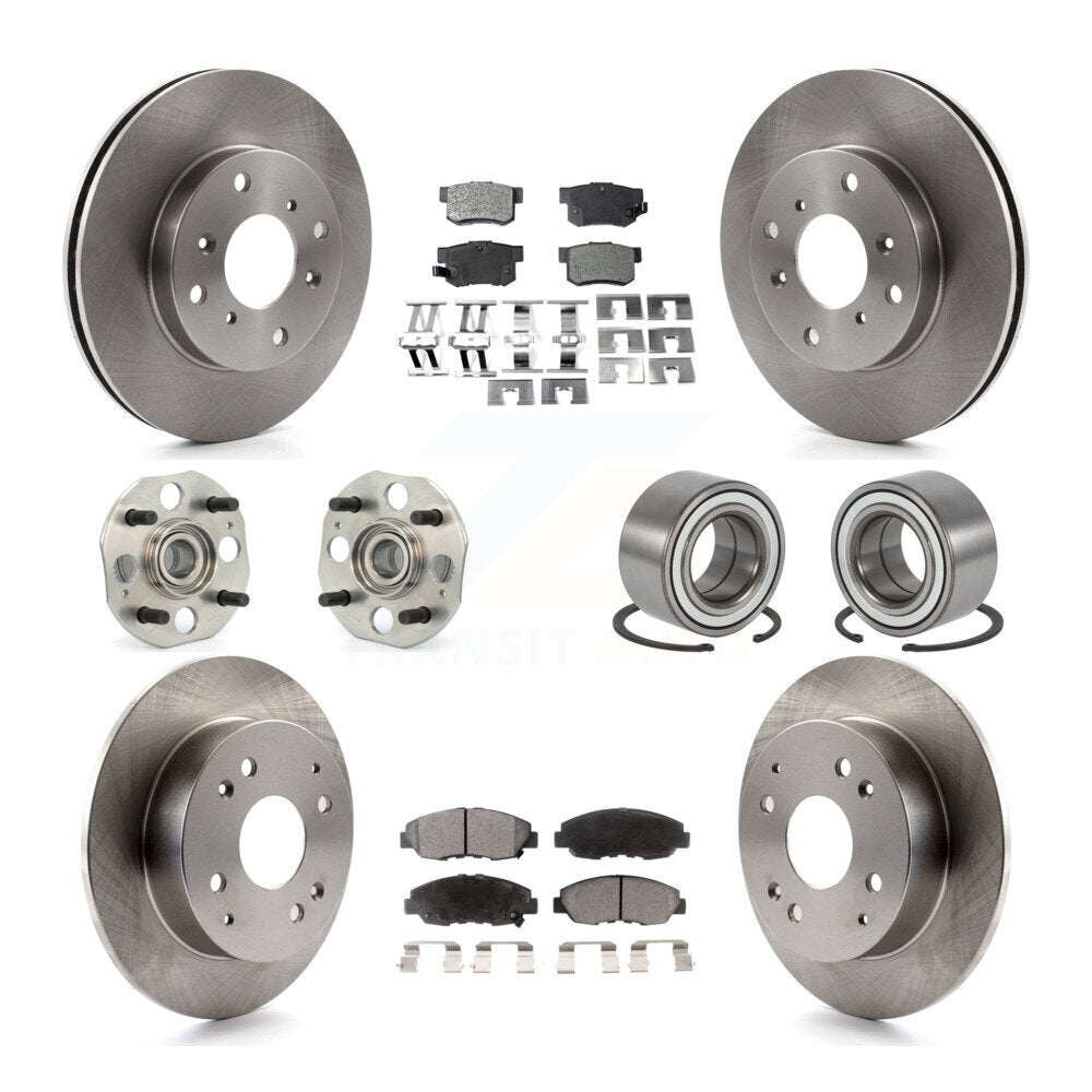 [Avant + Arrière] Kit de Roulement de roue pour 1998-2002 Honda Accord Coupe avec 2.3L 4-Wheel ABS KBB-106149