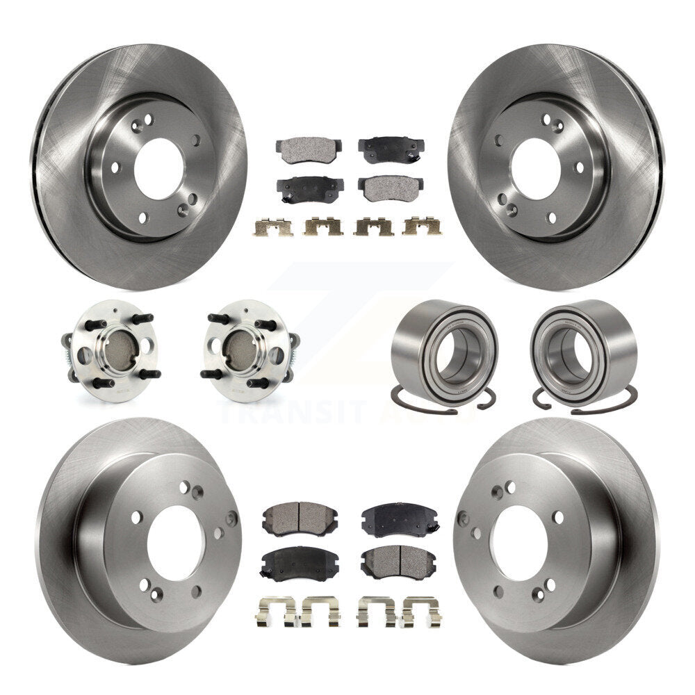 [Avant + Arrière] Kit de Roulement de roue pour 2005 Hyundai Sonata 4-Wheel ABS From 03 01 05 KBB-106176