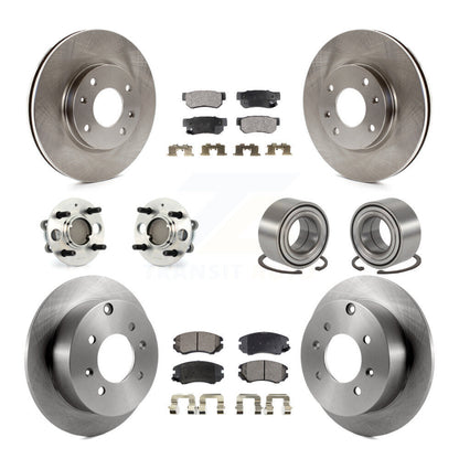 [Avant + Arrière] Kit de Roulement de roue pour Kia Optima Hyundai Sonata Magentis 4-Wheel ABS KBB-106179