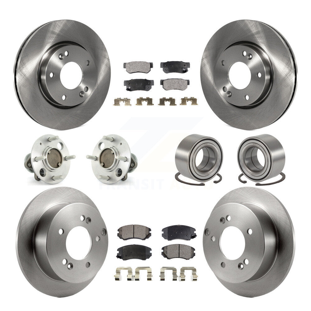 [Avant + Arrière] Kit de Roulement de roue pour 2005 Hyundai Sonata Non-ABS From 03 01 05 KBB-106182