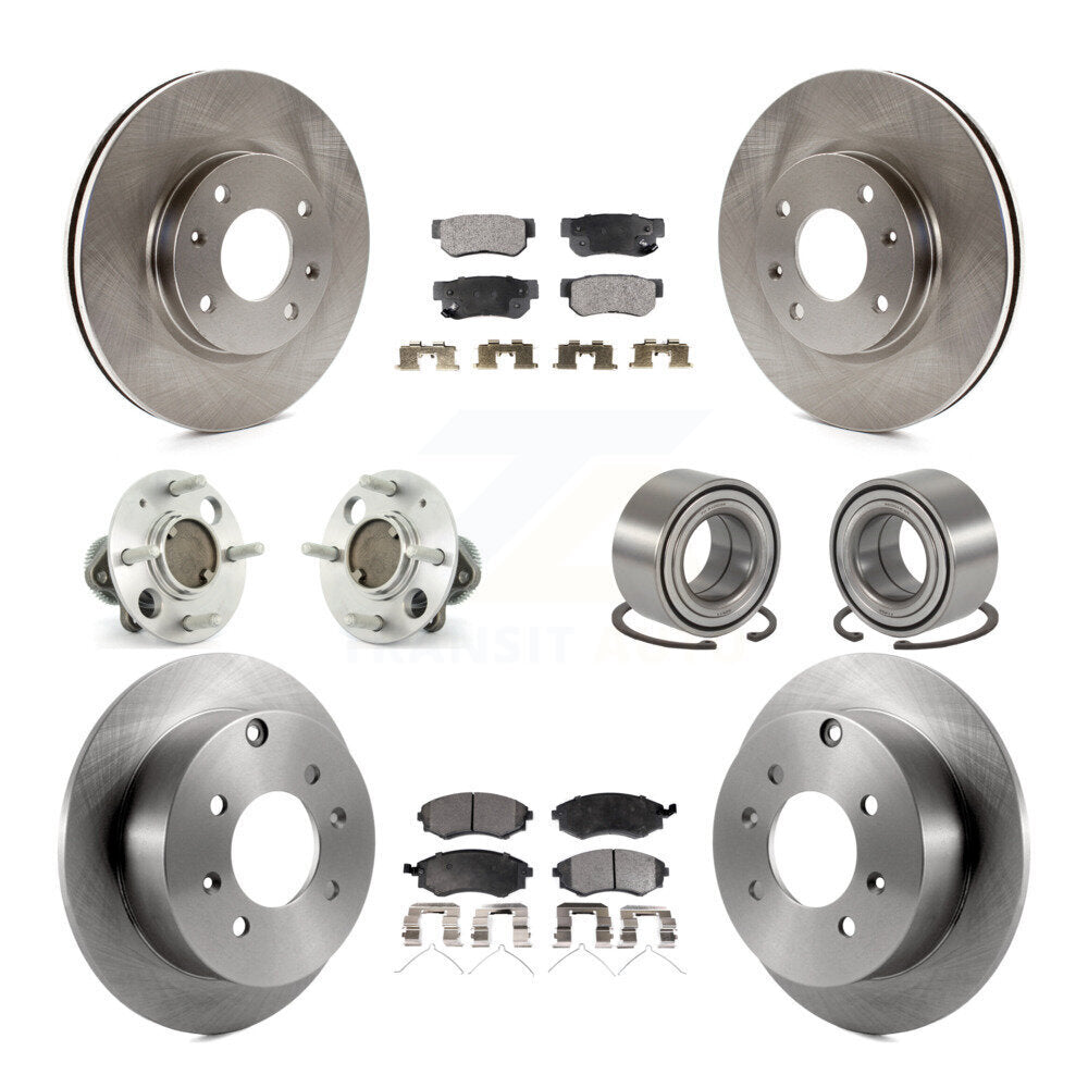 [Avant + Arrière] Kit de Roulement de roue pour 2004 Hyundai Sonata Non-ABS To 09 03 KBB-106184