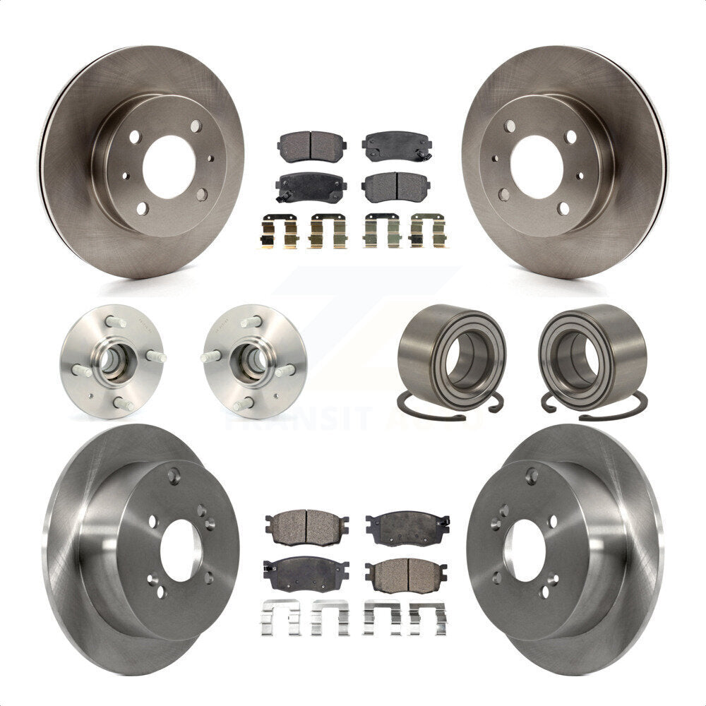 [Avant + Arrière] Kit de Roulement de roue pour 2006 Hyundai Accent Hatchback avec Non-ABS KBB-106188 par Transit Auto
