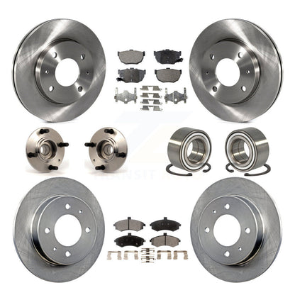 [Avant + Arrière] Kit de Roulement de roue pour Hyundai Elantra rear brakes avec Non-ABS KBB-106190