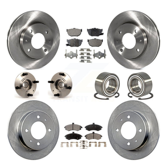[Avant + Arrière] Kit de Roulement de roue pour Hyundai Elantra rear brakes avec Non-ABS KBB-106190
