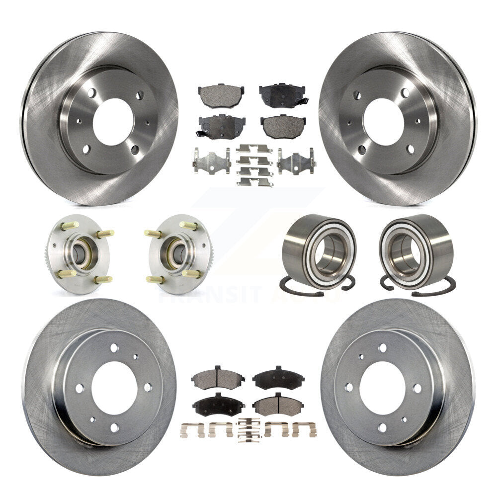 [Avant + Arrière] Kit de Roulement de roue pour Hyundai Elantra rear brakes avec 4-Wheel ABS KBB-106193