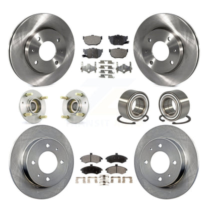 [Avant + Arrière] Kit de Roulement de roue pour Hyundai Elantra rear brakes avec 4-Wheel ABS KBB-106193