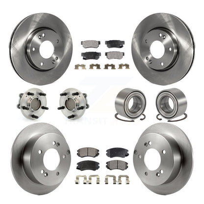 [Avant + Arrière] Kit de Roulement de roue pour Hyundai Sonata Kia Optima Magentis KBB-106211