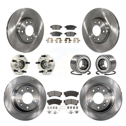 [Avant + Arrière] Kit de Roulement de roue pour Ford Fusion Lincoln MKZ Mercury Milan Mazda 6 Zephyr KBB-106219