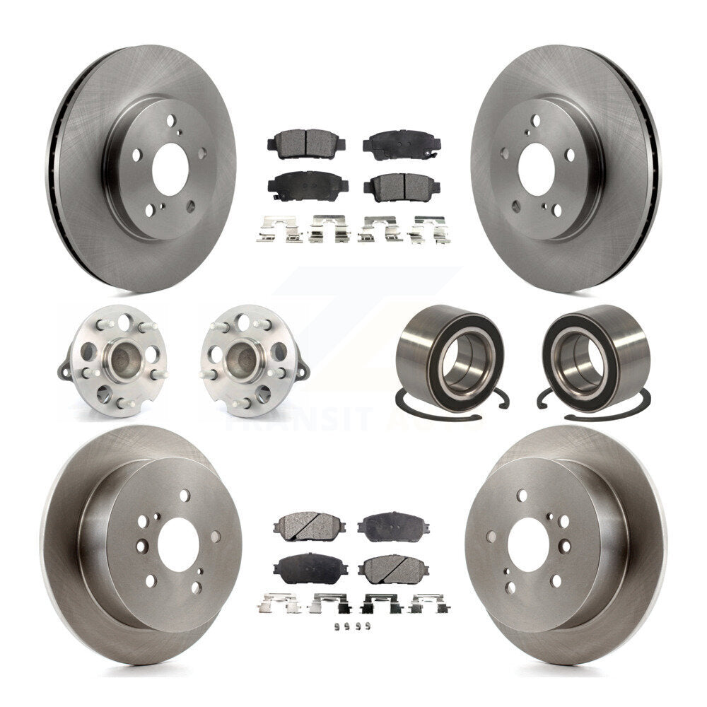 [Avant + Arrière] Kit de Roulement de roue pour 2004-2010 Toyota Sienna FWD KBB-106223