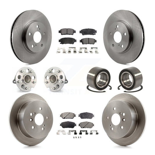 [Avant + Arrière] Kit de Roulement de roue pour 2004-2010 Toyota Sienna FWD KBB-106223